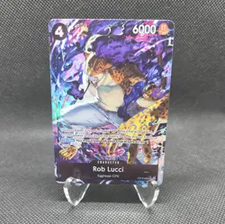 Rob Lucci Alt Art OP15 EB04-048 One Piece Egghead Crisis English - Image 1