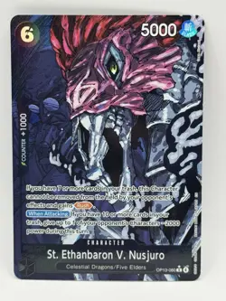 St. Ethanbaron V. Nusjuro Alt Art OP13-080 Carrying On His Will One Piece TCG - Image 1