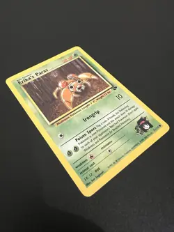 Erika’s Paras 71/132 Gym Challenge Unlimited 2000 Pokemon Card Common LP - Image 4