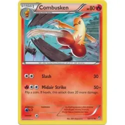 Combusken 13/111 Furious Fists Pokemon Card NM - Image 1