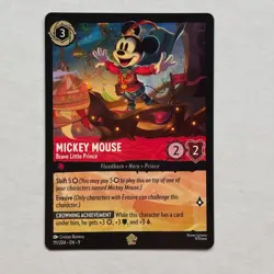 Mickey Mouse 111/204 Disney Lorcana Fabled Regular Legendary Card NM - Image 1