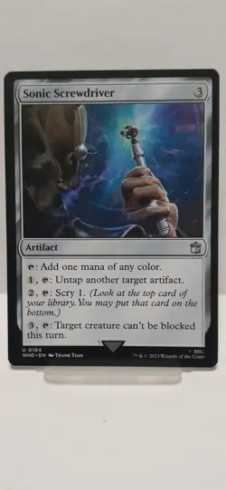 MTG Sonic Screwdriver Doctor Who 0184 NM - Image 1