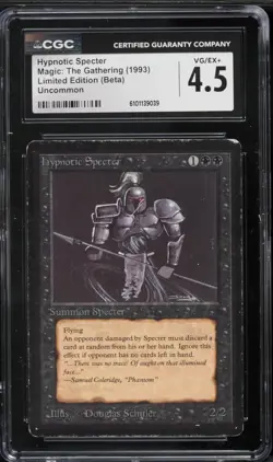 MTG Hypnotic Specter Limited Edition - Beta CGC 4.5 Very Good/Excellent+ Vintage - Image 1