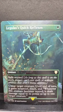 MTG *Legolas’s Quick Reflexes Foil* (NM) Lord of the Rings Commander Magic - Image 1