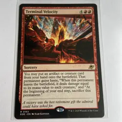 MTG Edge of Eternities - Terminal Velocity Rare 0163 NM - Image 1