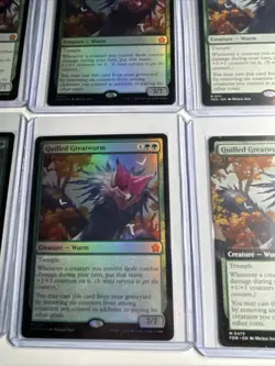 6x Lot Quilled Greatwurm Foundations 3 Foils - Image 4