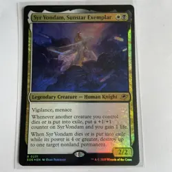 MTG Edge of Eternities - Syr Vondam, Sunstar Exemplar(Foil) Rare 0231 NM - Image 1