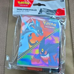 Pokemon TCG Phantasmal Flames Mini Portfolio Holds 60 Cards + 1 Booster Pack - Image 2