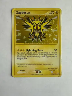 2009 Pokemon Supreme Victors 150/147 Zapdos Holo Secret Rare Vintage M Play - Image 1