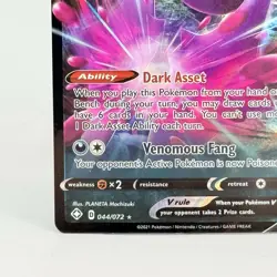Pokemon Shining Fates Crobat V Card 044/072 NM - Image 5