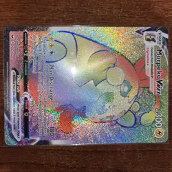 Pokemon Sword & Shield Full Art Rainbow Morpeko Vmax 204/202 NM/M - Image 1