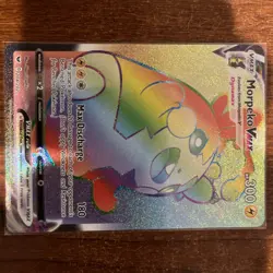 Pokemon Sword & Shield Full Art Rainbow Morpeko Vmax 204/202 NM/M - Image 2