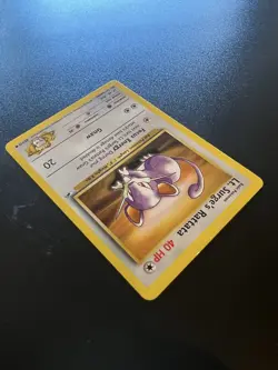 Lt. Surge’s Rattata 82/132 Gym Heroes Unlimited 2000 Pokemon Card Common NM - Image 4