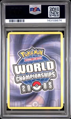 2005 POKEMON WORLD CHAMPIONSHIPS PROMO DARK TYRANITAR #20 DARK TYRANITAR PSA 7 - Image 2