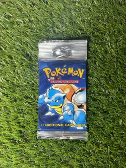 1999 Pokemon Base Set Unlimited Long Crimp Booster Pac G1N - Image 3