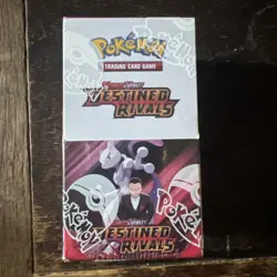 New/Sealed -Pokemon Destined Rivals Half Booster Box (18 Packs) - Image 1