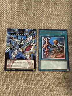 Yu-Gi-Oh! Number 99: Utopia Dragonar RA05-EN144 Extended Art 1st Ed NM + Bonus - Image 1