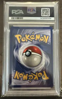 1999 POKEMON BASE SET UNLIMITED #16 ZAPDOS-HOLO PSA 8 - Image 2