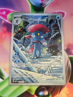 Pokemon TCG Weavile Illustration Rare Full Art 228/217 NM - Image 1