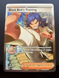 Pokemon Black Belt's Training ASCEN: Full Art Ultra Rare Holo 255/217 - Image 1