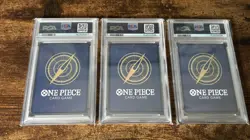 One Piece TCG Luffy Sabo Ace 3rd Anniversary Winner PSA 10 3 Brothers Sequential - Image 2