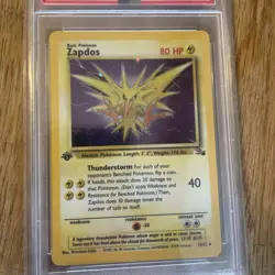 Pokemon Cards - PSA 8 1st Edition Zapdos 15/62 - Fossil Set Holo - NM-MT - PSA8 - Image 2