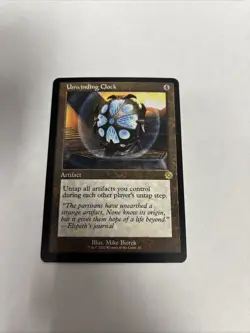 Unwinding Clock Retro Frame Nonfoil Card #61 MTG LP - Image 1