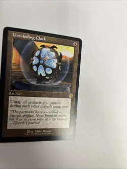 Unwinding Clock Retro Frame Nonfoil Card #61 MTG LP - Image 2