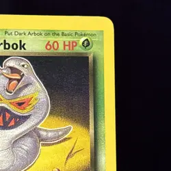 Pokemon Card - Team Rocket 19/82 - DARK ARBOK 1st Edition Error Card Year 23000 - Image 5