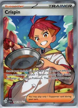 Crispin 164/142 SV07: Stellar Crown - Pokemon Card - NM - Image 1