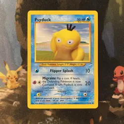 Psyduck (Neo Destiny 79/105) vintage unlimited Pokemon card - Image 1