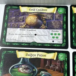 Harry Potter TCG Adventures at Hogwarts Lot 10 Cards 2001 2002 Item Green/4j-v - Image 2