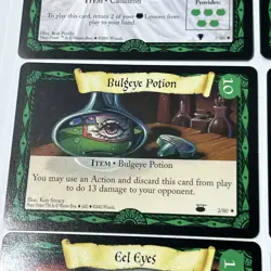 Harry Potter TCG Adventures at Hogwarts Lot 10 Cards 2001 2002 Item Green/4j-v - Image 3