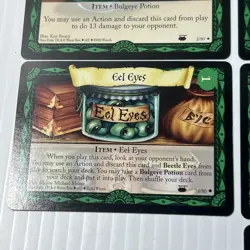 Harry Potter TCG Adventures at Hogwarts Lot 10 Cards 2001 2002 Item Green/4j-v - Image 4