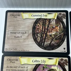 Harry Potter TCG Adventures at Hogwarts Lot 8 Cards 2001 CREATURES Brown/4j-u - Image 2