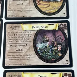 Harry Potter TCG Adventures at Hogwarts Lot 8 Cards 2001 CREATURES Brown/4j-u - Image 4