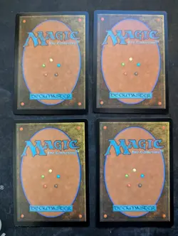 FULL PLAYSET 4x Preordain Final Fantasy MTG Full Art Prophetic Beginning Promo - Image 2