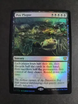 Pox Plague (Foil) Rare MTG Secrets of Strixhaven - Image 1