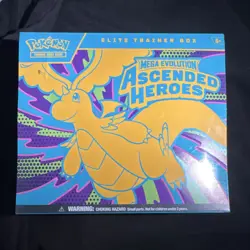 Pokemon Mega Evolution Ascended Heroes Elite Trainer Box Dragonite Zekrom - Image 1