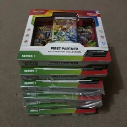 Pokemon TCG First Partner Illustration Collection x 6 Brand New & Sealed - Image 3