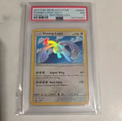 2017 POKEMON SM BLACK STAR PROMO SHINING LUGIA #SM82 PSA 7 NEAR MINT #129465166 - Image 1