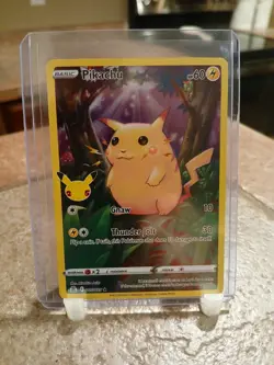 Pokemon TCG Pikachu 005/025 Celebrations Full Art Holo (LP) - Image 1