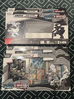 Pokemon Unova Heavy Hitters Premium Lot of 4 Black Bolt & White Flare Sealed - Image 4