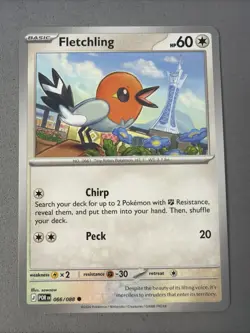 Pokemon TCG * Fletchling 66/088 Common * Mega Evolution Perfect Order * FRESH PK - Image 1
