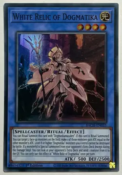 White Relic Of Dogmatika BACH-EN035 (LP) Ultra Rare 1st Edition Yu-Gi-Oh! TCG - Image 1