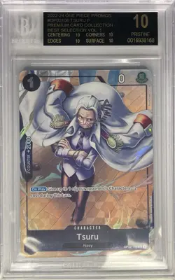 (POP 1) Tsuru OP02-106 Best Selection Vol 1 - BGS 10 Black Label - One Piece TCG - Image 1