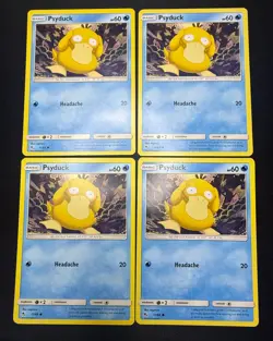 Psyduck 11/68 - x4 | Sun & Moon - Hidden Fates | Pokemon Card - Image 1