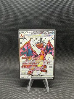 Pokemon TCG Charizard EX Scarlet & Violet Black Star Promo Card 056 - NM - Image 1