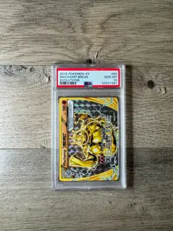 2016 Pokemon XY Machamp Break Evolutions 60 PSA 10 - Image 1