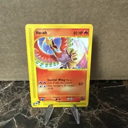 Pokemon TCG Ho-Oh Black Star Promo Card 52/165 2002 - Image 1